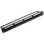 Vention Patch Panel KGCB0 24 Puertos Cat.6 Negro